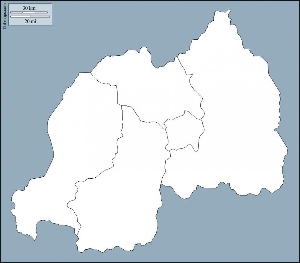 Руанда тойм газрын зураг